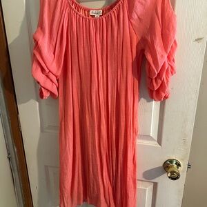 Elegant Coral Dress